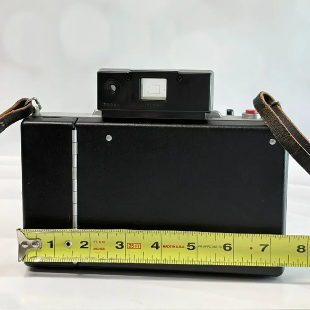 Vintage Polaroid Automatic 100 Land Camera Case Flash Attachment Strap